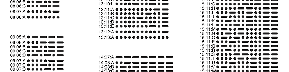 Basepoint :: Liebezeit's dot-dash system